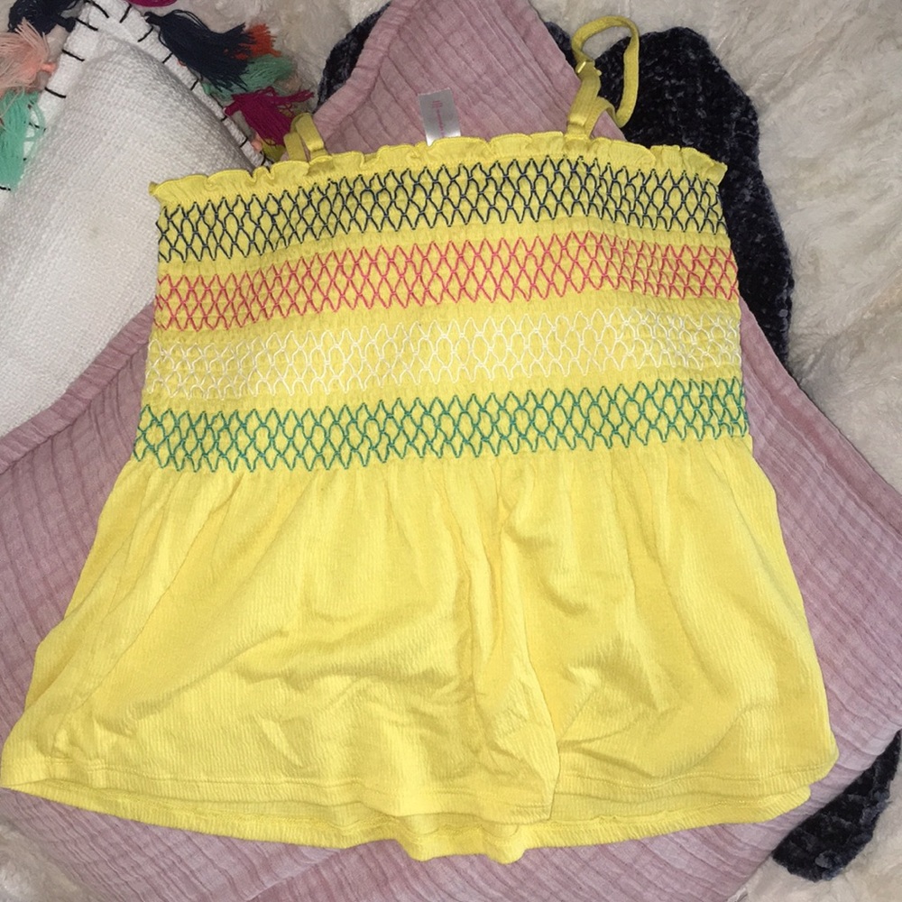 Yellow scrunchie top - Picture 2 of 2